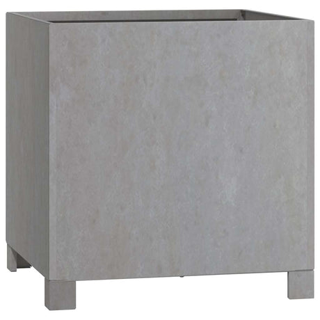 Donice VidaXL z nogami 2 szt. Zardzewiała stal corten o wymiarach 40x40x40 cm
