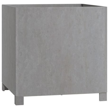 Donice Vidaxx z nogami 2 szt. Zardzewiała stal corten 50x50x50 cm