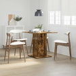 Vidaxl eettafel 80x80x75 cm bewerkt hout gerookt eiken