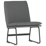 Vidaxl loungestoel 52x75x76 cm stof donkergrijs