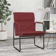 Vidaxl loungestoel 55x64x80 cm kunstleer wijnrood