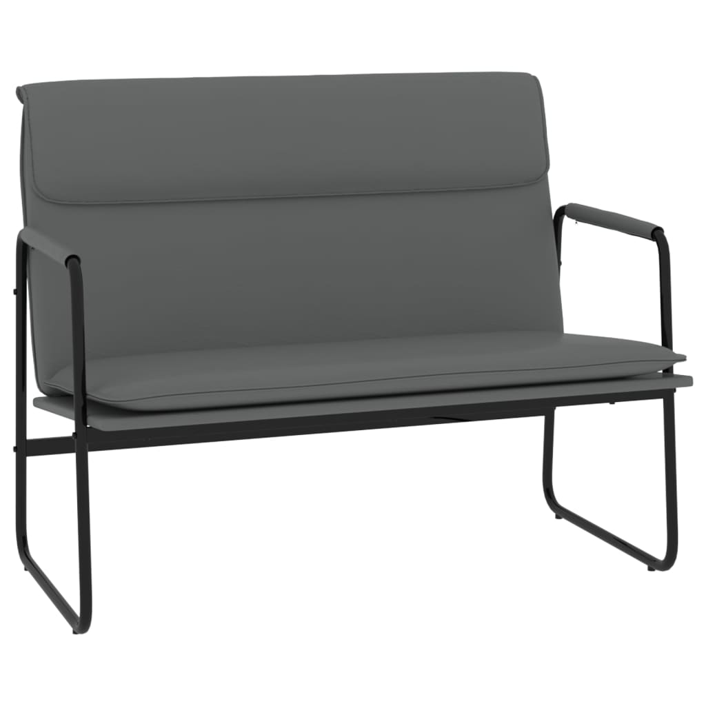 Vidaxl bankje 100x64x80 cm kunstleer grijs
