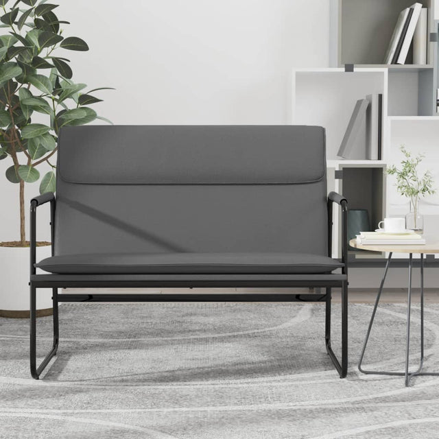 Vidaxl bankje 100x64x80 cm kunstleer grijs