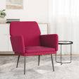 Vidaxl fauteuil 62x79x79 cm fluweel wijnrood