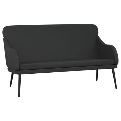 Vidaxl bankje 110x76x80 cm kunstleer zwart