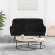 Vidaxl bankje 110x76x80 cm fluweel zwart