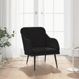 Vidaxl fauteuil 63x76x80 cm fluweel zwart