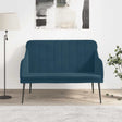Vidaxl bankje 110x76x80 cm fluweel blauw