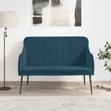 Vidaxl bankje 110x76x80 cm fluweel blauw