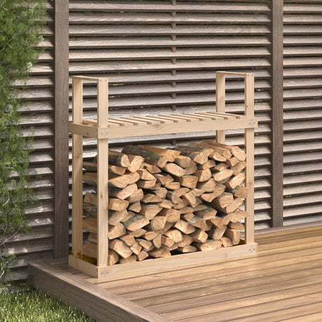 Stojak na drewno opałowe Vidaxx 110x35x108,5 cm z litego drewna sosnowego
