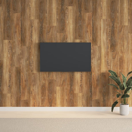 Panele ścienne Vidaxx o wyglądzie drewna 2,06 m² PCV w kolorze brązowym