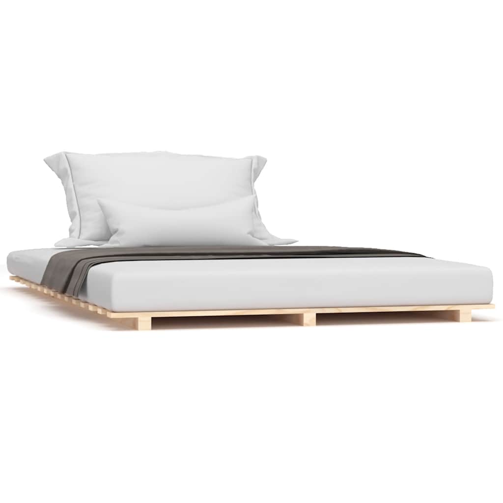 Vidaxl bedframe massief grenenhout 150x200 cm
