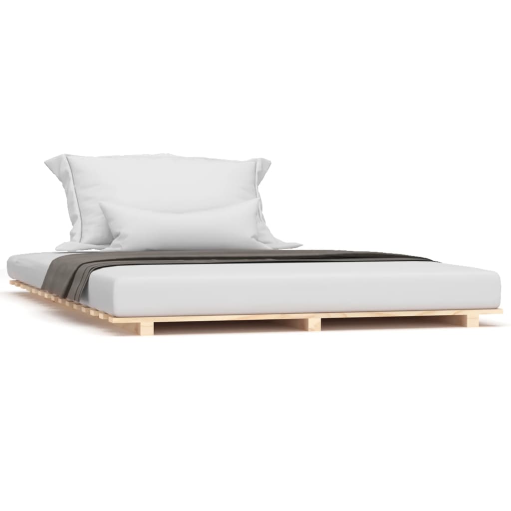 Vidaxl bedframe massief grenenhout 120 x 190 cm