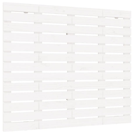 Vidaxl hoofdbord wandmontage 106x3x91,5 cm massief grenenhout wit