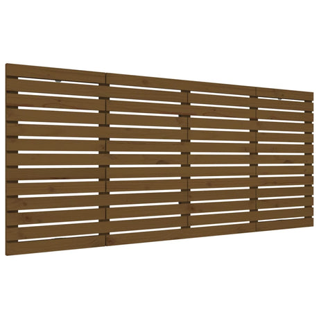 Vidaxl hoofdbord wandmontage 156x3x91,5 cm grenenhout honingbruin