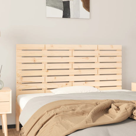 Vidaxl hoofdbord wandmontage 126x3x63 cm massief grenenhout