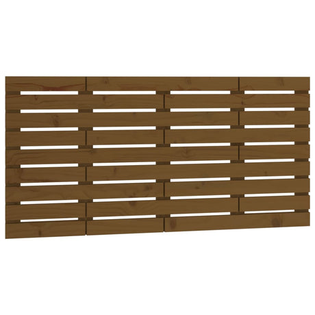Vidaxl hoofdbord wandmontage 146x3x63 cm grenenhout honingbruin