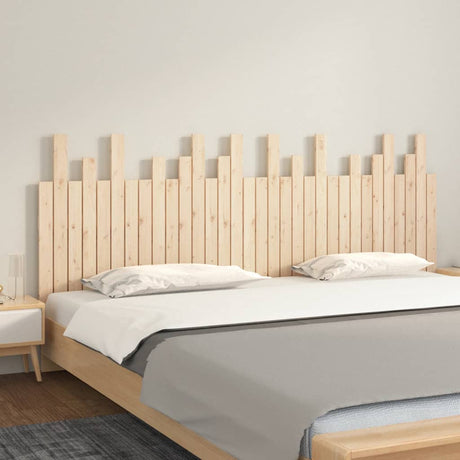 Vidaxl hoofdbord wandmontage 204x3x80 cm massief grenenhout