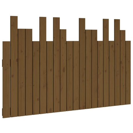 Vidaxl hoofdbord wandmontage 127,5x3x80 cm grenenhout honingbruin