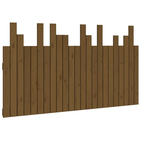 Vidaxl hoofdbord wandmontage 146,5x3x80 cm grenenhout honingbruin