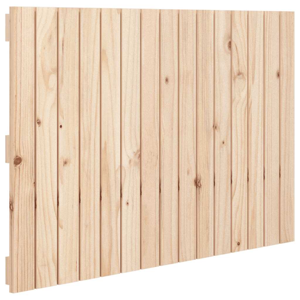 Vidaxl wandhoofdbord 95,5x3x60 cm massief grenenhout