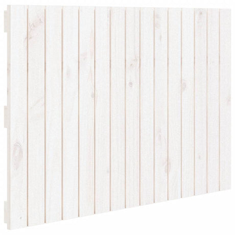 Vidaxl wandhoofdbord 95,5x3x60 cm massief grenenhout wit