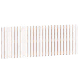 Vidaxl wandhoofdbord 159,5x3x60 cm massief grenenhout wit