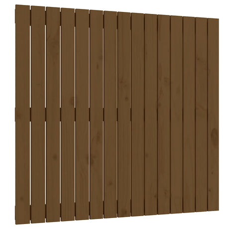 Vidaxl wandhoofdbord 95,5x3x90 cm massief grenenhout honingbruin