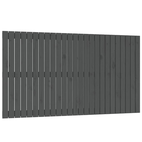 Vidaxl wandhoofdbord 159,5x3x90 cm massief grenenhout grijs