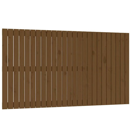 Vidaxl wandhoofdbord 159,5x3x90 cm massief grenenhout honingbruin