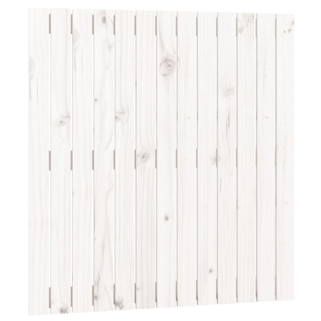 Vidaxl wandhoofdbord 82,5x3x90 cm massief grenenhout wit