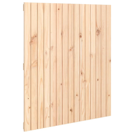 Vidaxl wandhoofdbord 95,5x3x110 cm massief grenenhout