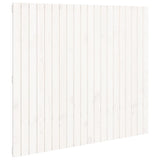 Vidaxl wandhoofdbord 127,5x3x110 cm massief grenenhout wit