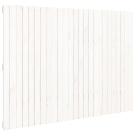 Vidaxl wandhoofdbord 159,5x3x110 cm massief grenenhout wit