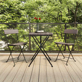 Vidaxl opklapbare stoelen, 2 stuks, grijs, van polyrotan en staal.