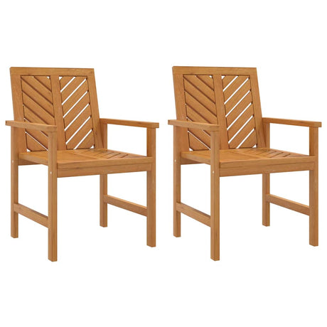 Vidaxl tuinstoelen 2 st massief acaciahout