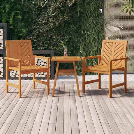 Vidaxl tuinstoelen 2 st massief acaciahout