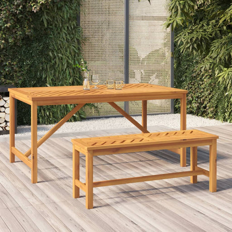 Vidaxl tuinbank 110 cm massief acaciahout