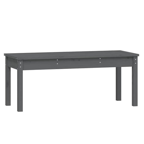 Vidaxl tuinbank 109x44x45 cm massief grenenhout grijs