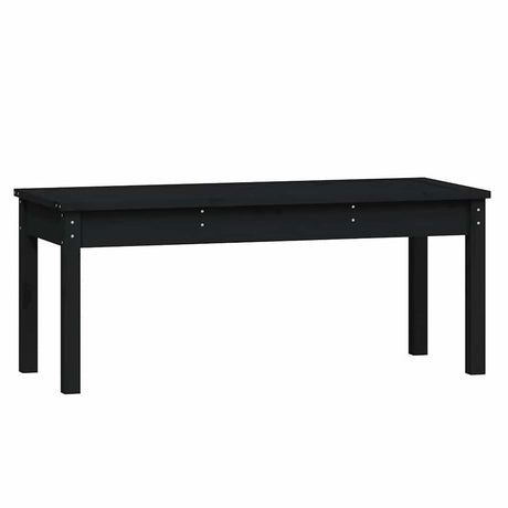Vidaxl tuinbank 109x44x45 cm massief grenenhout zwart