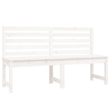 Vidaxl tuinbank 157,5 cm massief grenenhout wit