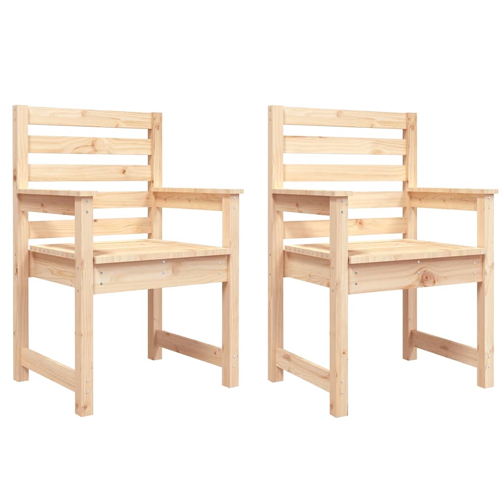 Vidaxl tuinstoelen 2 st 60x48x91 cm massief grenenhout