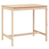 Vidaxl tuintafel 121x82,5x110 cm massief grenenhout