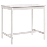 Vidaxl tuintafel 121x82,5x110 cm massief grenenhout wit