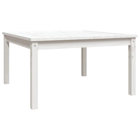 Vidaxl tuintafel 82,5x82,5x45 cm massief grenenhout wit