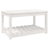 Vidaxl tuintafel 82,5x50,5x45 cm massief grenenhout wit