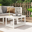 Vidaxl tuintafel 82,5x50,5x45 cm massief grenenhout wit