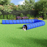 Tunel dla psa Vidaxxl ø 55x1000 cm poliester niebieski