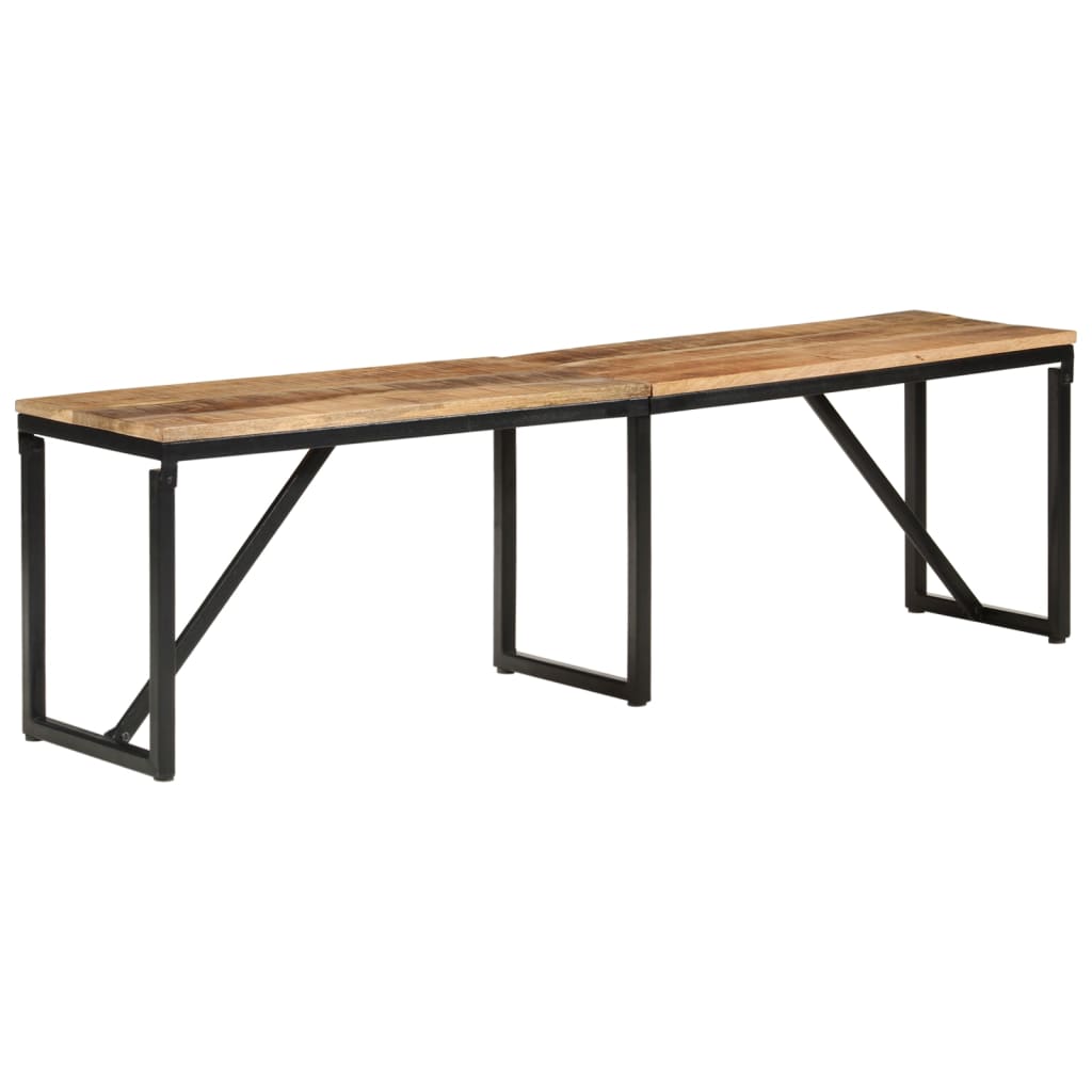 Vidaxl bankje 160x35x46 cm massief mangohout