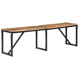 Vidaxl bankje 160x35x46 cm massief mangohout